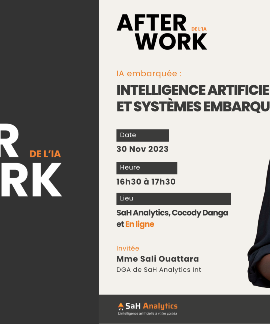 Afterwork de l’I.A : Intelligence artificielle et Systèmes embarqués